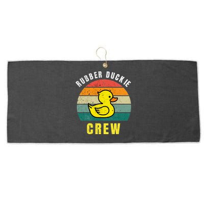Rubber Duckie Crew Funny Rubber Duck Large Microfiber Waffle Golf Towel