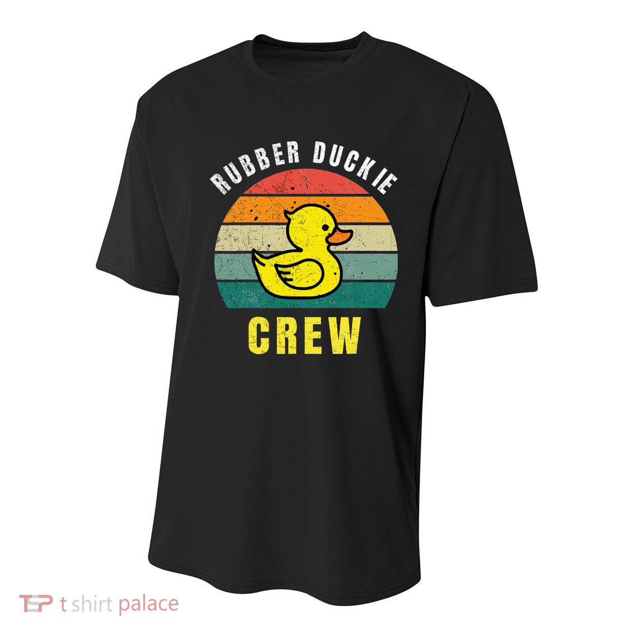 Rubber Duckie Crew Funny Rubber Duck Youth Performance Sprint T-Shirt