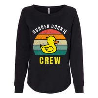 Rubber Duckie Crew Funny Rubber Duck Womens California Wash Sweatshirt