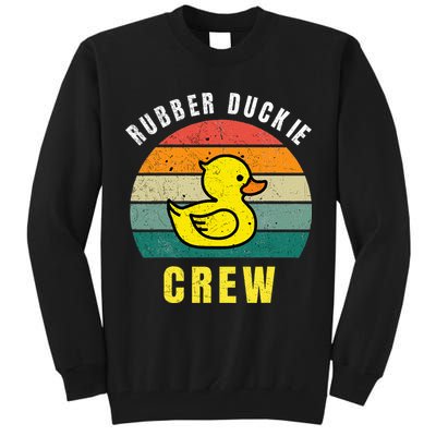 Rubber Duckie Crew Funny Rubber Duck Tall Sweatshirt
