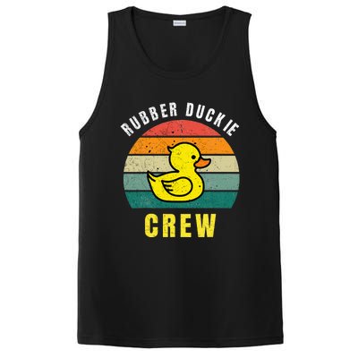 Rubber Duckie Crew Funny Rubber Duck PosiCharge Competitor Tank