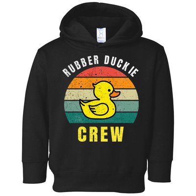 Rubber Duckie Crew Funny Rubber Duck Toddler Hoodie