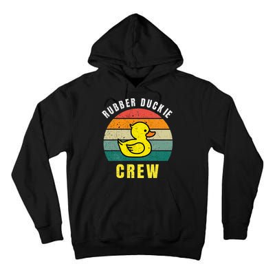 Rubber Duckie Crew Funny Rubber Duck Tall Hoodie