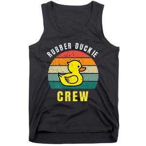 Rubber Duckie Crew Funny Rubber Duck Tank Top