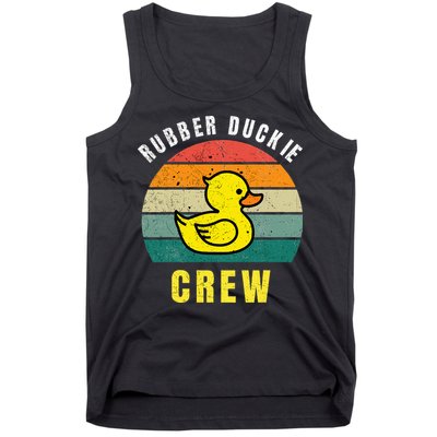 Rubber Duckie Crew Funny Rubber Duck Tank Top