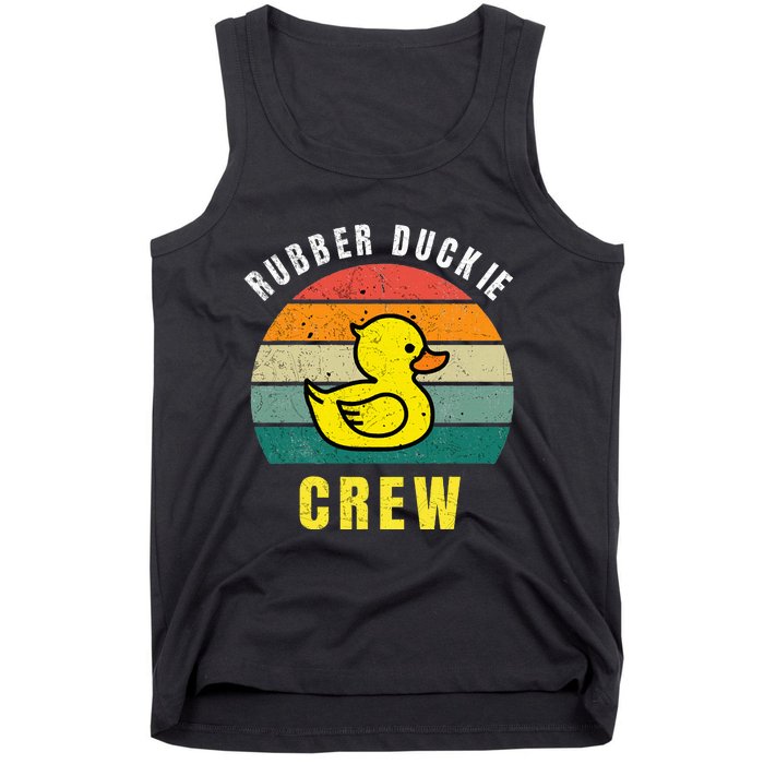 Rubber Duckie Crew Funny Rubber Duck Tank Top