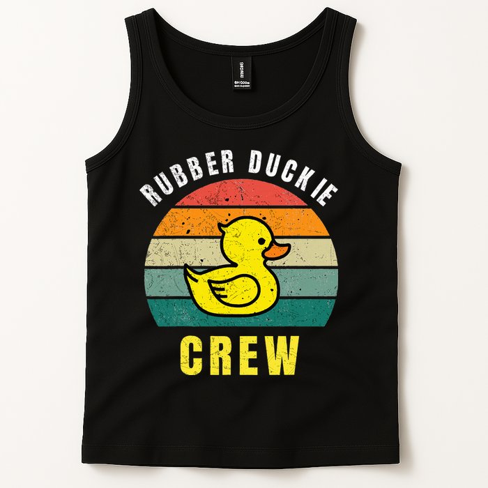 Rubber Duckie Crew Funny Rubber Duck Tank Top