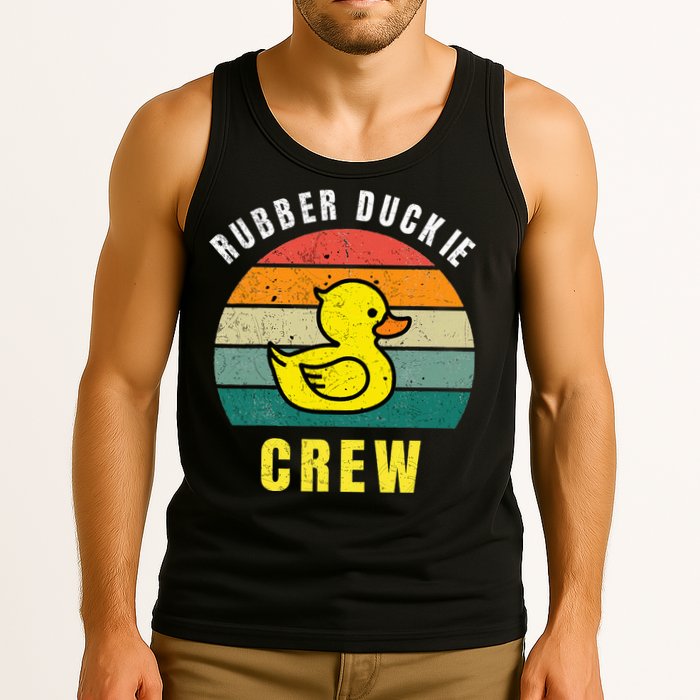 Rubber Duckie Crew Funny Rubber Duck Tank Top