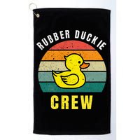 Rubber Duckie Crew Funny Rubber Duck Golf Towel