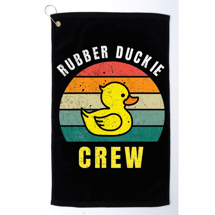 Rubber Duckie Crew Funny Rubber Duck Golf Towel
