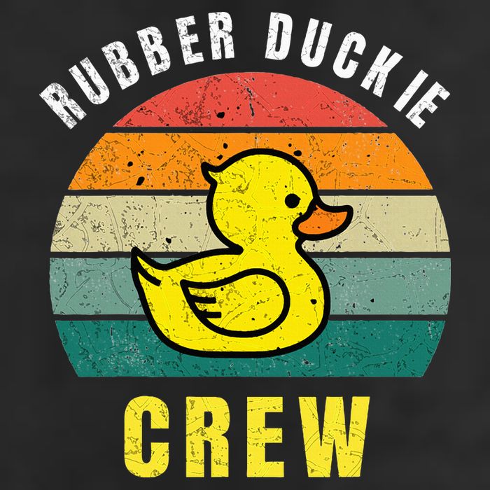 Rubber Duckie Crew Funny Rubber Duck Golf Towel