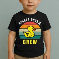 Rubber Duckie Crew Funny Rubber Duck Toddler T-Shirt