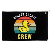 Rubber Duckie Crew Funny Rubber Duck Grommeted Golf Towel