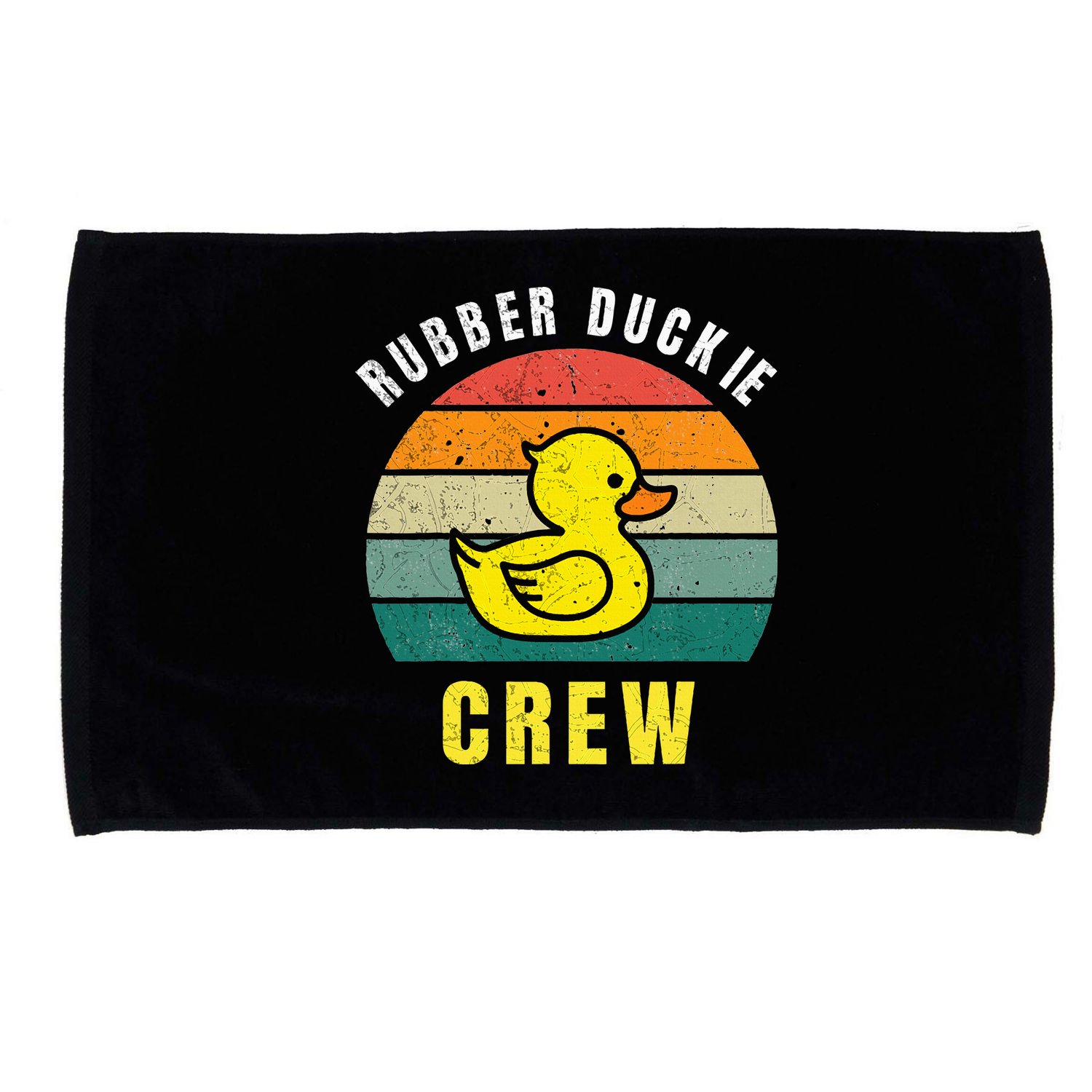 Rubber Duckie Crew Funny Rubber Duck Microfiber Hand Towel