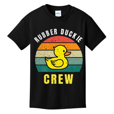 Rubber Duckie Crew Funny Rubber Duck Kids T-Shirt