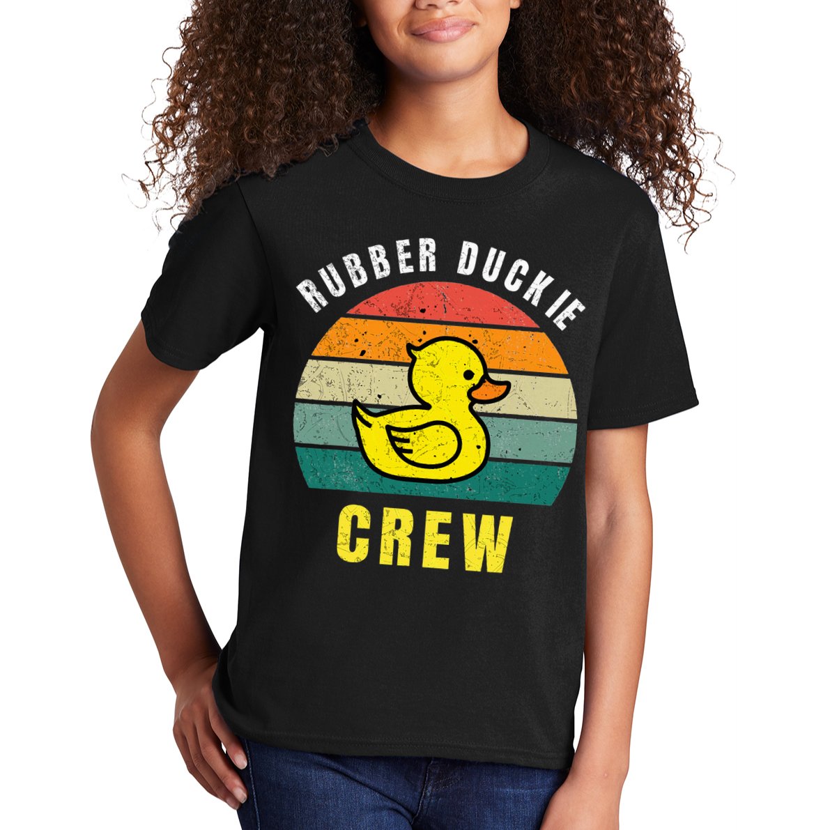 Rubber Duckie Crew Funny Rubber Duck Kids T-Shirt
