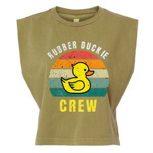 Rubber Duckie Crew Funny Rubber Duck Garment-Dyed Women's Muscle Tee