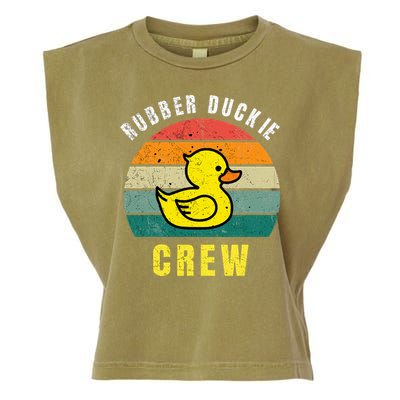 Rubber Duckie Crew Funny Rubber Duck Garment-Dyed Women's Muscle Tee