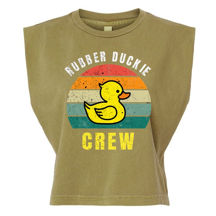 Rubber Duckie Crew Funny Rubber Duck Garment-Dyed Women's Muscle Tee