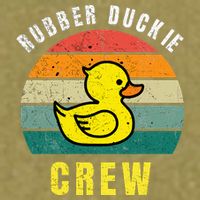 Rubber Duckie Crew Funny Rubber Duck Garment-Dyed Women's Muscle Tee