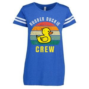 Rubber Duckie Crew Funny Rubber Duck Enza Ladies Jersey Football T-Shirt