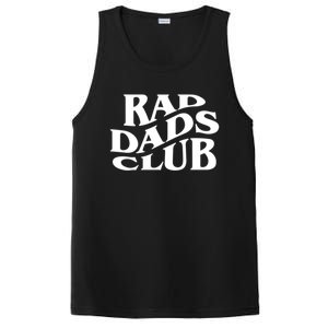 Rad Dads Club (Front+Back) Funny FatherS Day Rad Dad Gift PosiCharge Competitor Tank