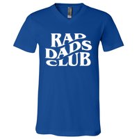 Rad Dads Club (Front+Back) Funny FatherS Day Rad Dad Gift V-Neck T-Shirt