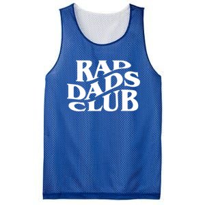 Rad Dads Club (Front+Back) Funny FatherS Day Rad Dad Gift Mesh Reversible Basketball Jersey Tank