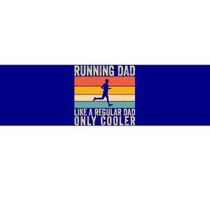 Running Dad Design For Father Day Marathon Runner Gift Bumper Sticker