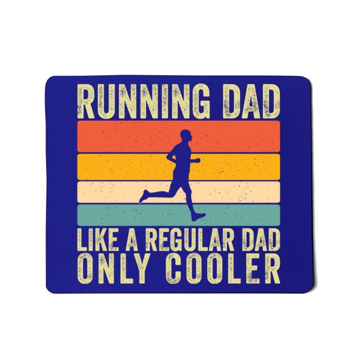 Running Dad Design For Father Day Marathon Runner Gift Mousepad