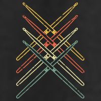 Retro Drumsticks Drummer Gifts Drums Adult Drive Performance Visor