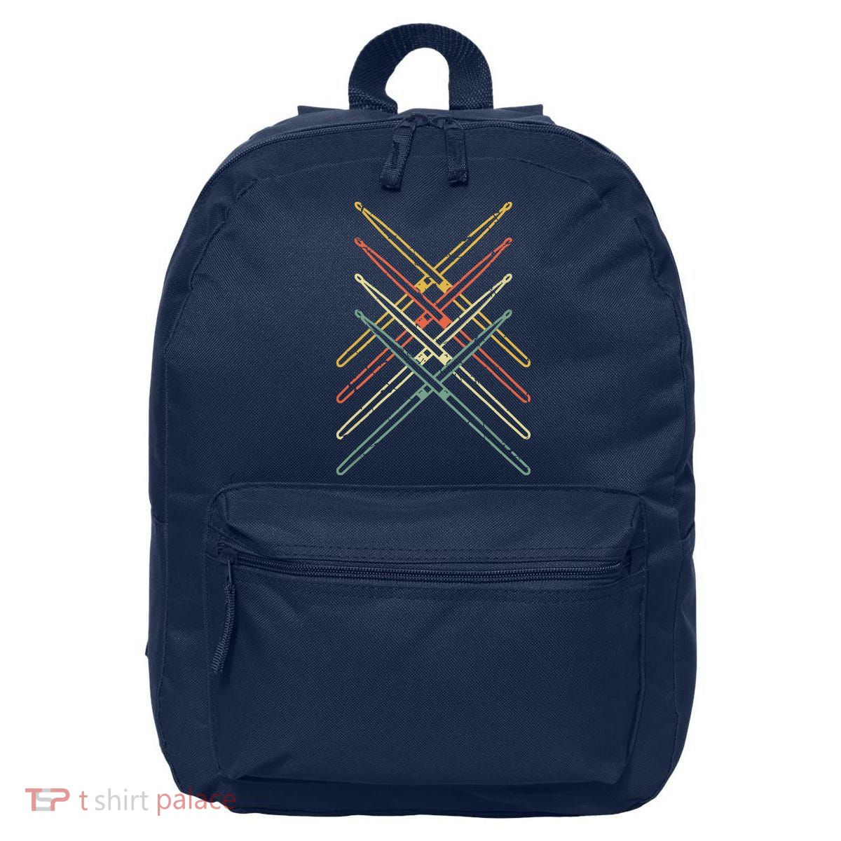 Retro Drumsticks Drummer Gifts Drums 16 in Basic Backpack
