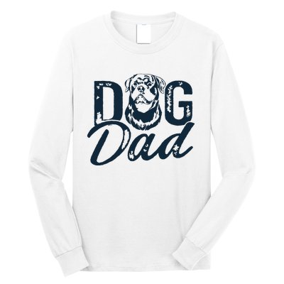 Rottweiler Dog Dad Rottie Long Sleeve Shirt