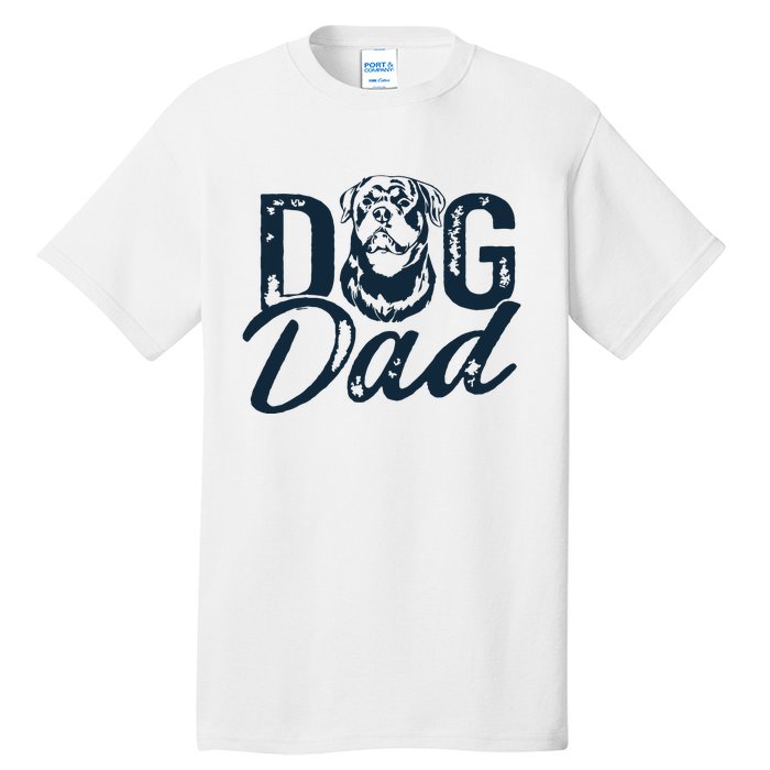 Rottweiler Dog Dad Rottie Tall T-Shirt