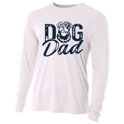 Rottweiler Dog Dad Rottie Cooling Performance Long Sleeve Crew