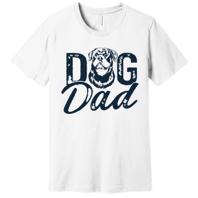 Rottweiler Dog Dad Rottie Premium T-Shirt