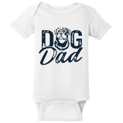 Rottweiler Dog Dad Rottie Baby Bodysuit