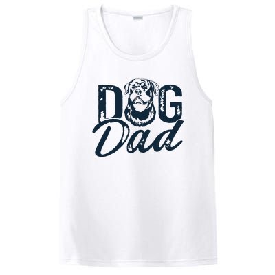 Rottweiler Dog Dad Rottie PosiCharge Competitor Tank