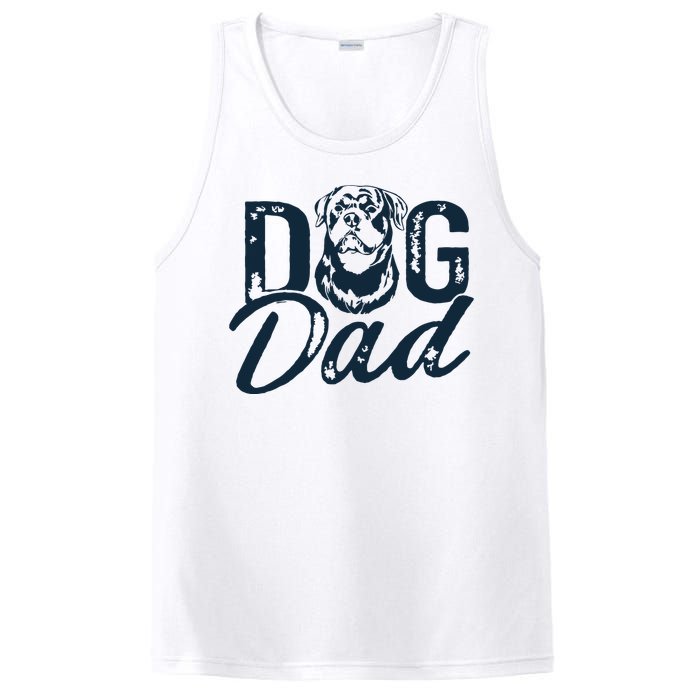 Rottweiler Dog Dad Rottie PosiCharge Competitor Tank