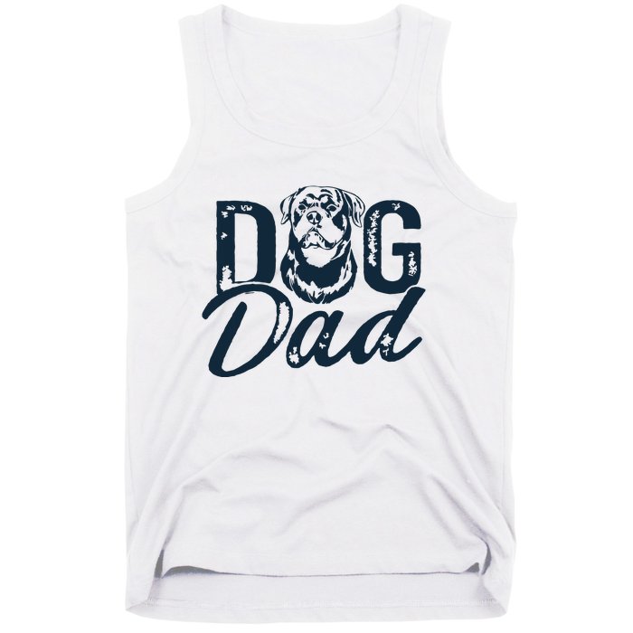 Rottweiler Dog Dad Rottie Tank Top