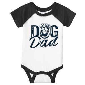 Rottweiler Dog Dad Rottie Infant Baby Jersey Bodysuit