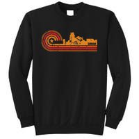 Retro Durham Durham Nc Skyline Sweatshirt