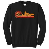 Retro Durham Durham Nc Skyline Tall Sweatshirt