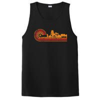 Retro Durham Durham Nc Skyline PosiCharge Competitor Tank