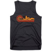 Retro Durham Durham Nc Skyline Tank Top