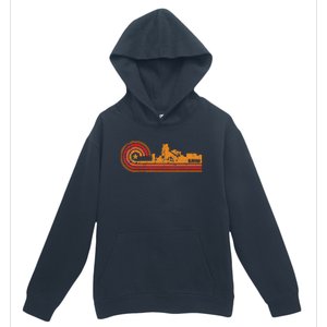 Retro Durham Durham Nc Skyline Urban Pullover Hoodie