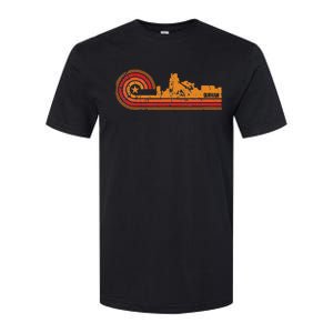 Retro Durham Durham Nc Skyline Softstyle CVC T-Shirt