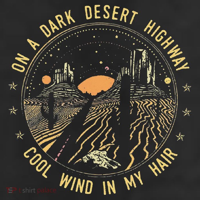 Retro Dark Desert Highway Adventure Camping 11oz C Handle Ceramic Mug