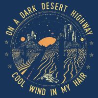 Retro Dark Desert Highway Adventure Camping Infant Baby Jersey Bodysuit