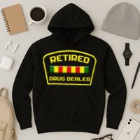 Retired Drug Dealer Funny Recovery Hoodie